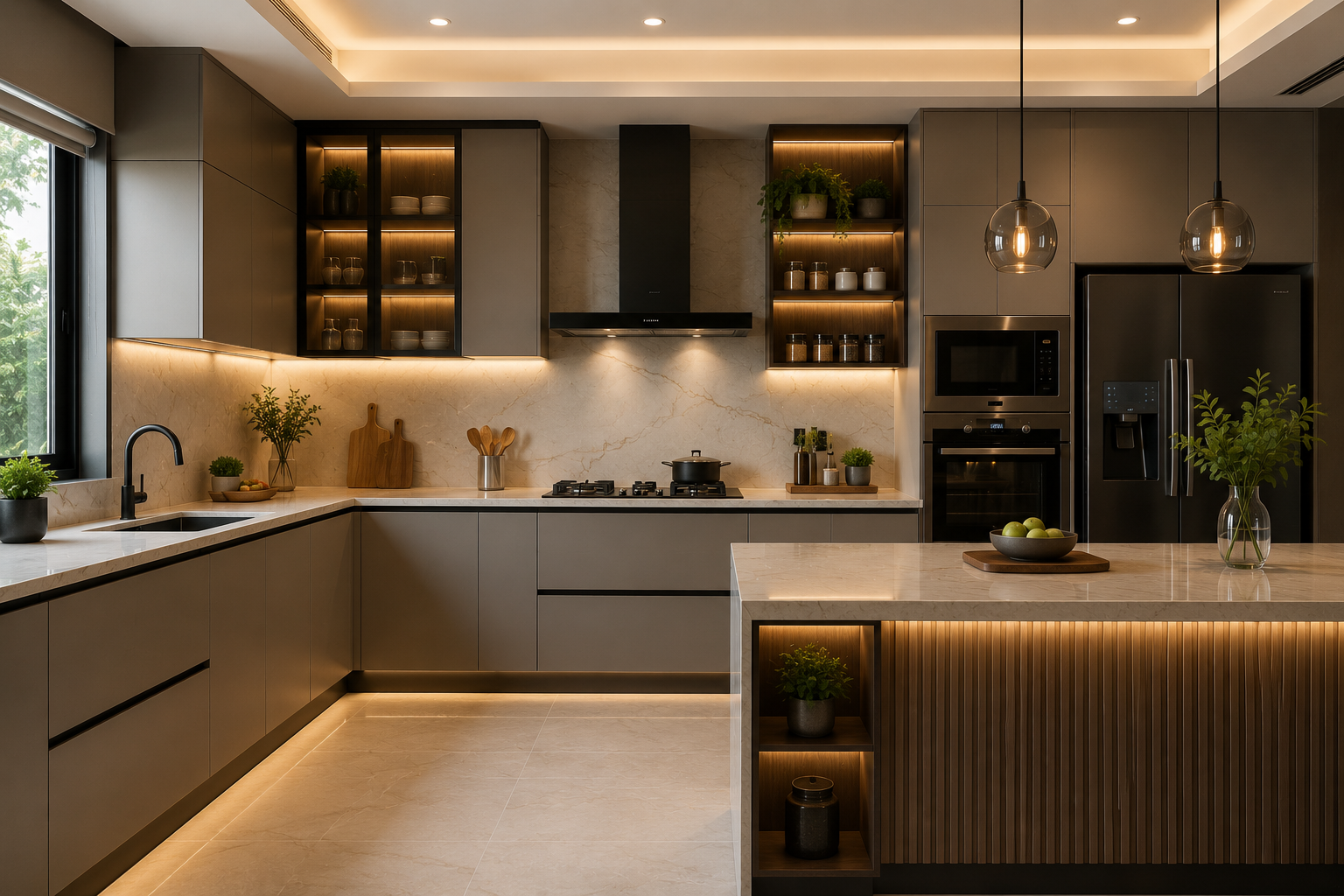Modern modular kitchen